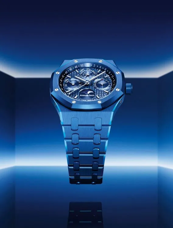Audemars Piguet Royal Oak Perpetual Calendar Blue Ceramic Ref # 26579CS.OO.1225CS.01