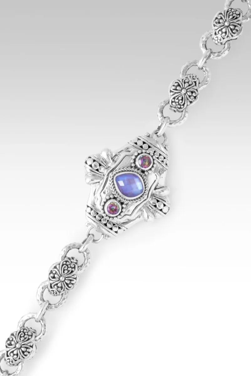 Delightful Days Bracelet™ in Ruby Mother of Pearl Quartz Triplet