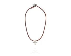 Diamond Cross Choker