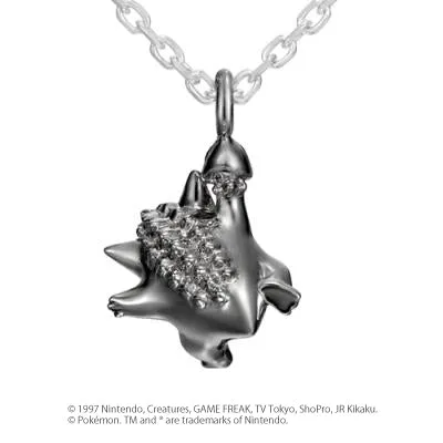 [Pokémon]Gengar(Black ver.) necklace K18 white gold