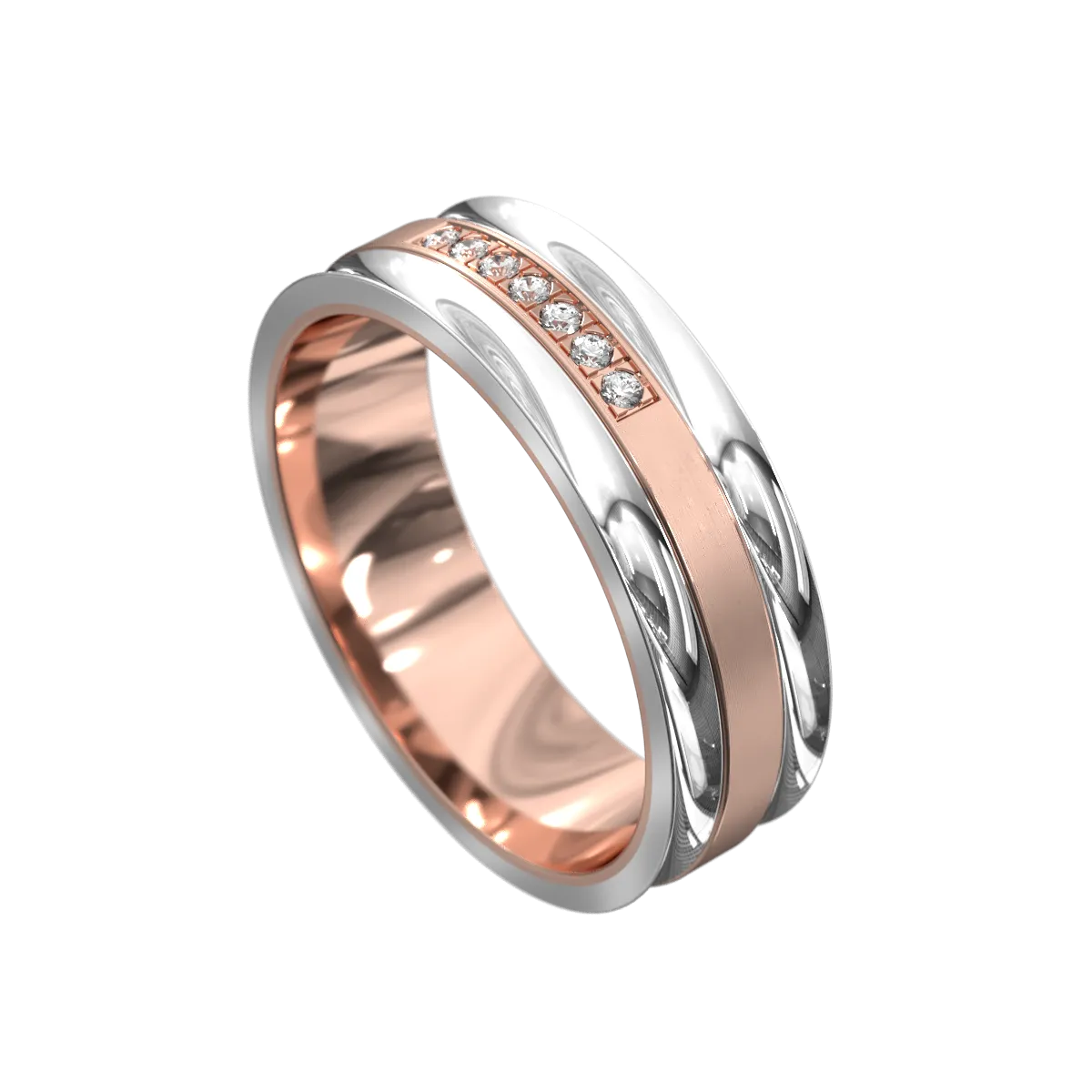 Thread Set Diamond Ring