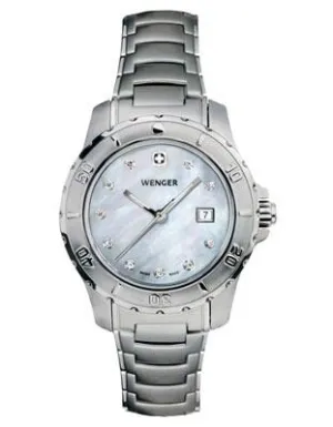 Wenger Diamond Ladies Sport - Mother of Pearl Dial - Stainless Steel - Bracelet